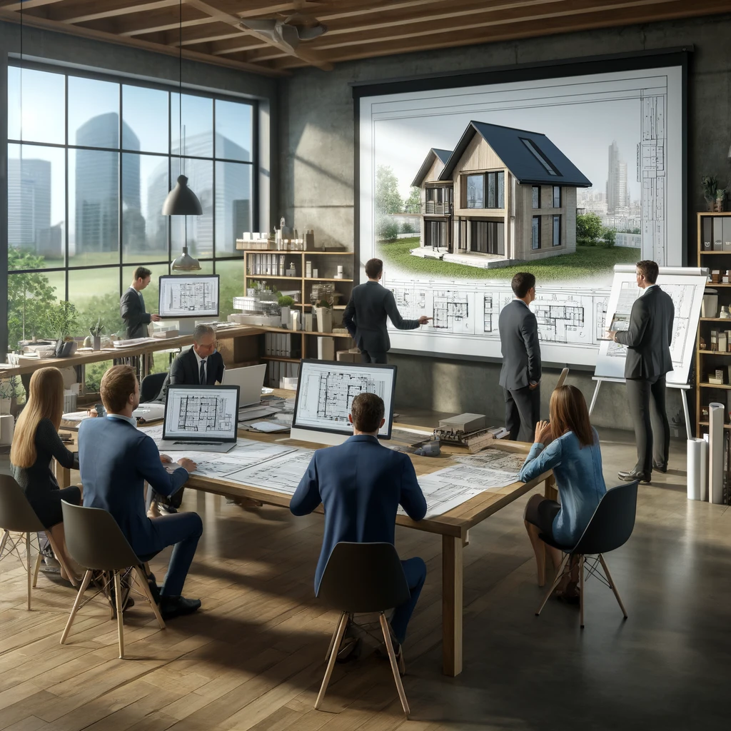 La maison réalisée lors de l'étude de faisabilité